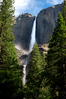 Yosemite Falls from Lower Falls Trail.