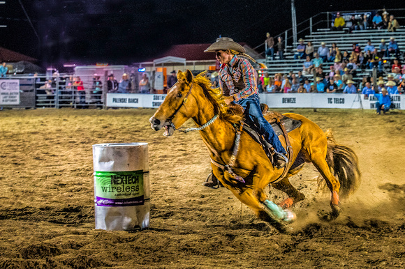 11. Barrel Racer Strong City Rodeo