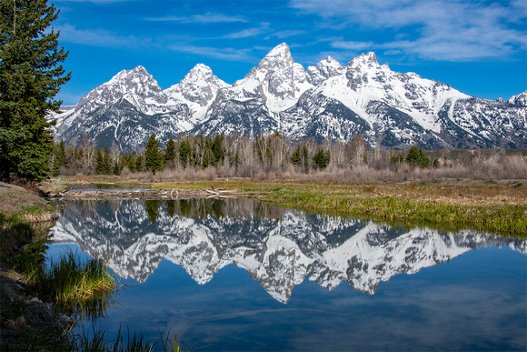 Grand Tetons Early Spring- Big 4 5282 Reflection (1 of 1) copy