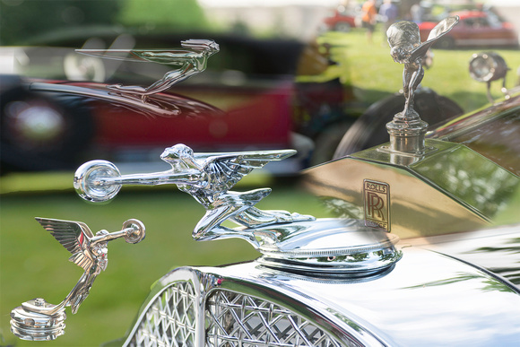 Classic Hood Ornaments from the KC Art Institute Art Of The Car Show 2016